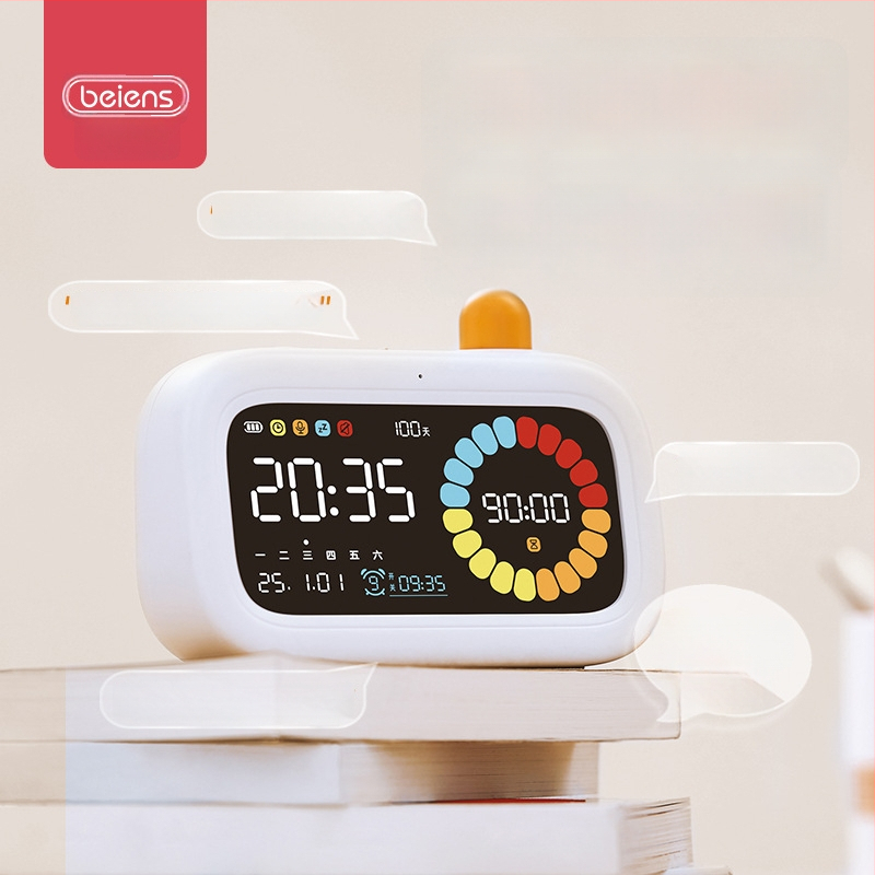 Benish Vizualus laikmatis vaikams, mokymosi laikui valdyti, 4–6 metų, plastmasinis korpusas, lavina regą, jutimus ir klausą