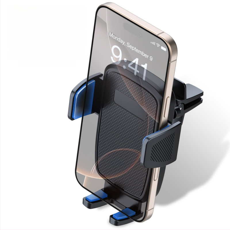 Auto telefonihoidik õhuventiilile - poolautomaalne klõpsmontaaž, navigeerimiseks, üldine ühilduvus