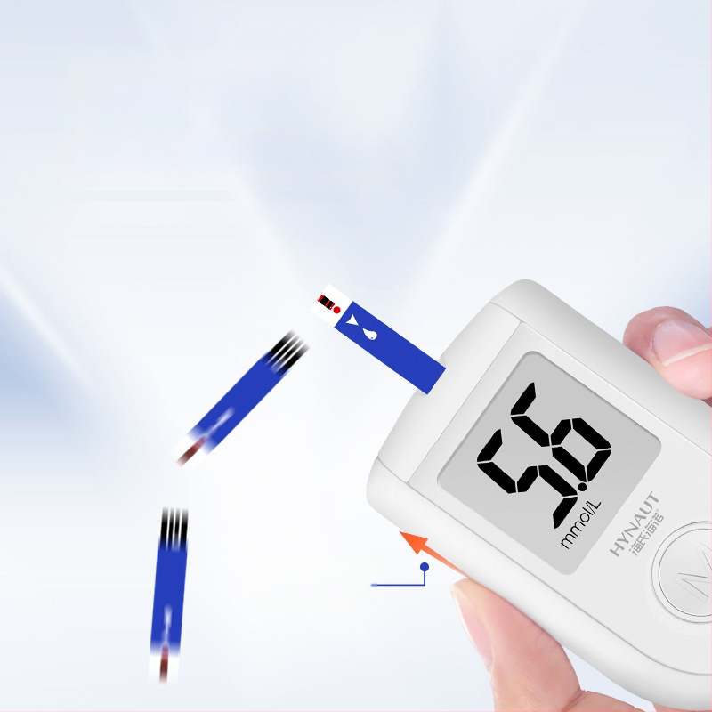 Hainuo kraujo gliukozės bandymų juostelės — daugkartinės, 50 vnt, medicininio lygio