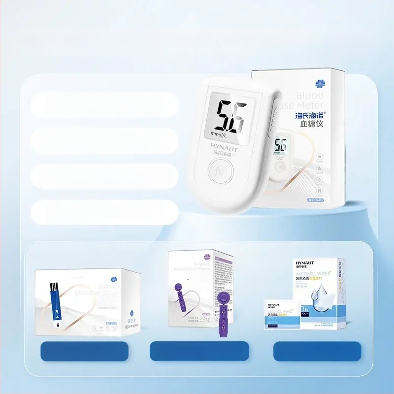 Hainuo kraujo gliukozės bandymų juostelės — daugkartinės, 50 vnt, medicininio lygio