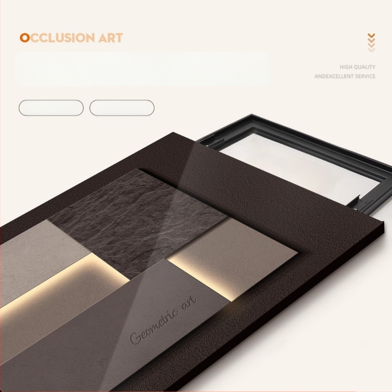 Matavimo dėžutės dekoratyvinis paveikslas, įrėminimas aliuminio lydinio rėmu, Inkjet spausdinimas ant kristalinio branduolio, viduramžių stilius