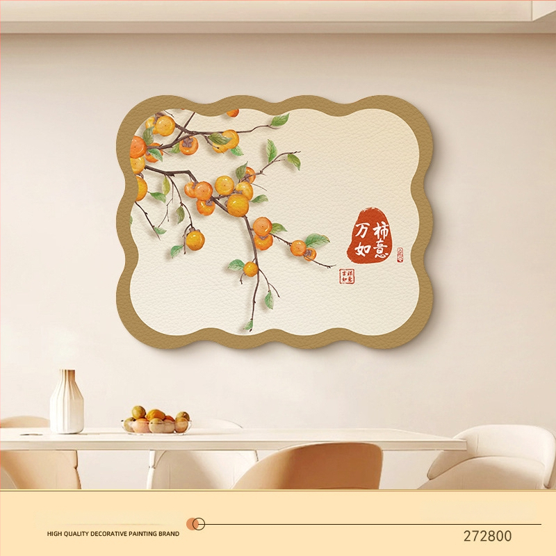 Dekoratyvinis paveikslas skaitiklio dėžutėje — magnetinis tvirtinimas, be gręžimo, be rėmo, gėlių motyvas, odinės dažų pagrindas