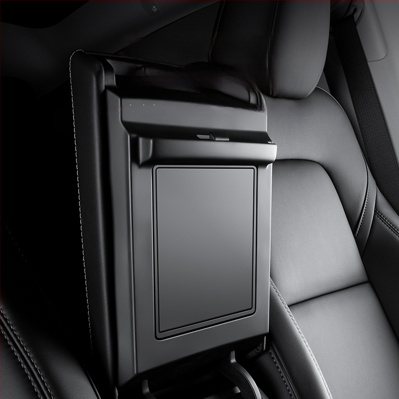 Tesla Model Y Centrinės konsolės laikymo dėžutė — plastikinė, skirta prietaisų skydeliui, atspari vandeniui ir spaudimui