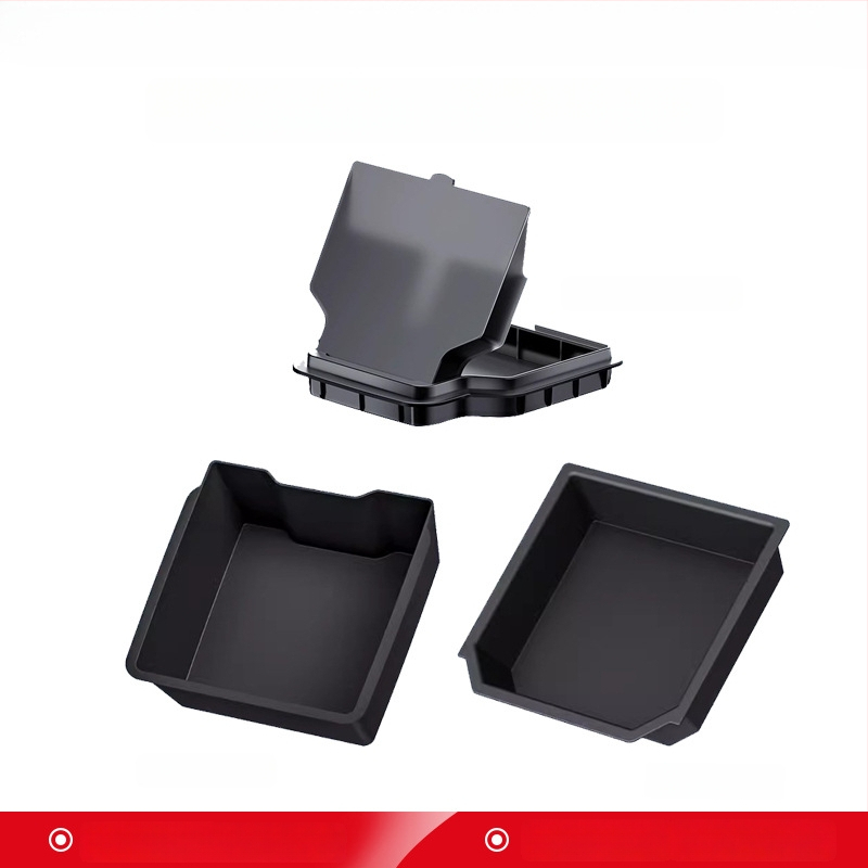 Tesla Model Y Centrinės konsolės laikymo dėžutė — plastikinė, skirta prietaisų skydeliui, atspari vandeniui ir spaudimui