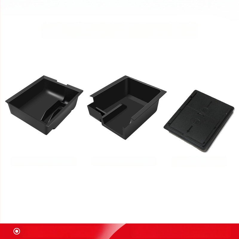 Tesla Model Y Centrinės konsolės laikymo dėžutė — plastikinė, skirta prietaisų skydeliui, atspari vandeniui ir spaudimui