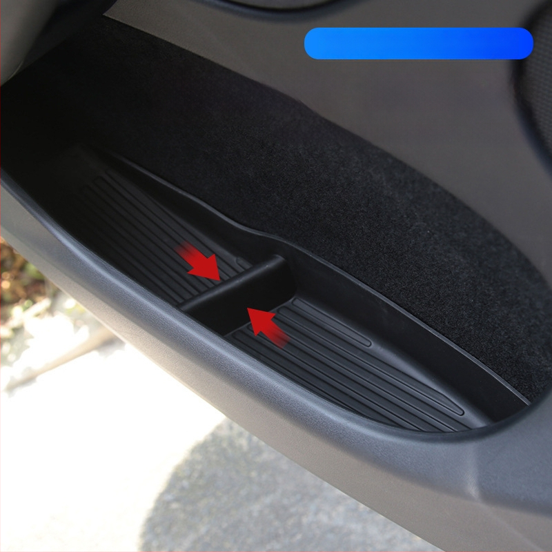 Tesla Model Y durų rankenos saugojimo dėžutė (6 vietos) – skirta keturioms durims, plastikinė, atspari vandeniui, atspari spaudimui