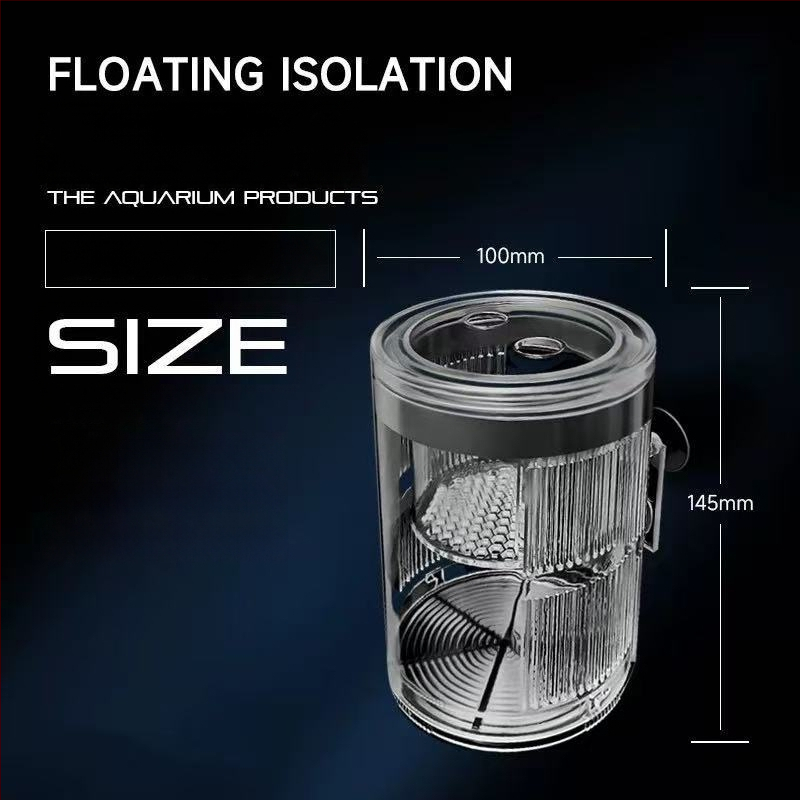 Plūduriuojanti akrilinė inkubavimo dėžutė reprodukcijos izoliacijai