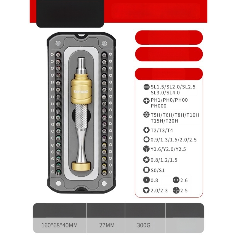 Delixi electric atsuktuvų rinkinys laikrodžiams, akinėms ir mobiliems telefonams – CR-V plienas, be izoliacijos