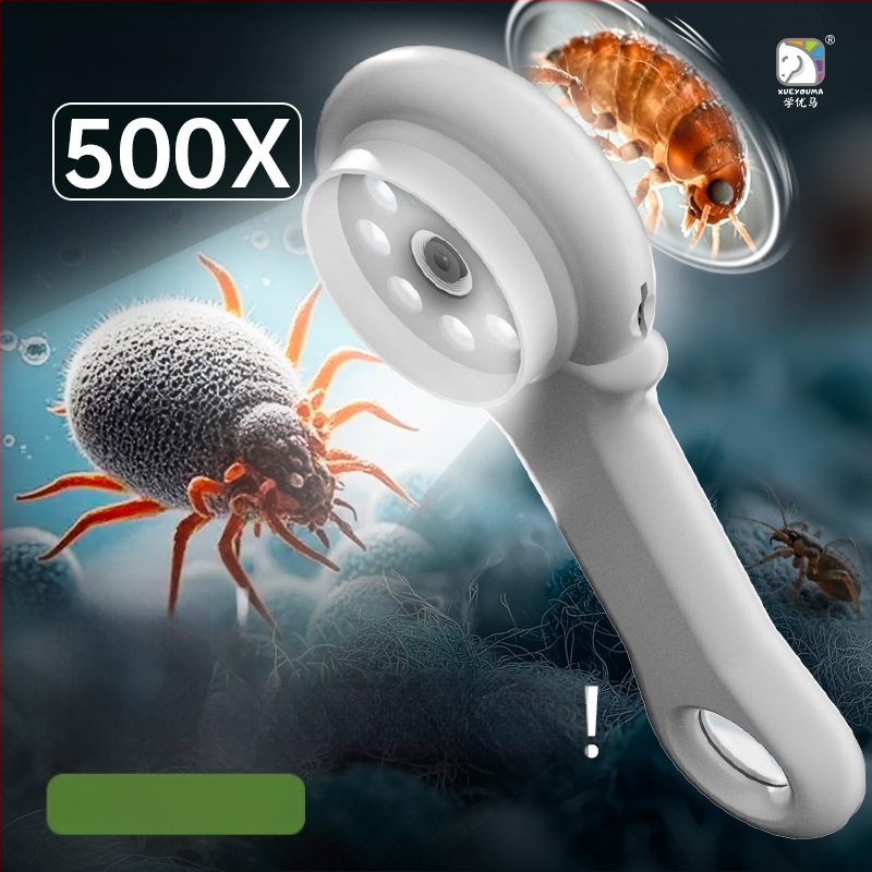 Laste mikroskoop ekraaniga – täielik teaduslik katsete komplekt, elektriline, ABS materjal, vanus 7–14 aastat, tootekood 3171