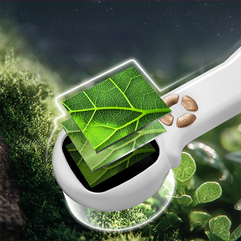 Laste mikroskoop ekraaniga – täielik teaduslik katsete komplekt, elektriline, ABS materjal, vanus 7–14 aastat, tootekood 3171