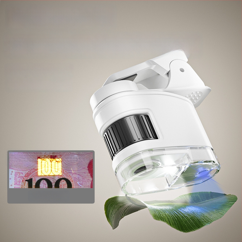 Nešiojamasis optinis mikroskopas su didinamuoju stiklu — Mokomoji mokslo žaislas vaikams 7–14 metų, Learn from Yuma, plastikas, 3C sertifikatas 2021152202038574