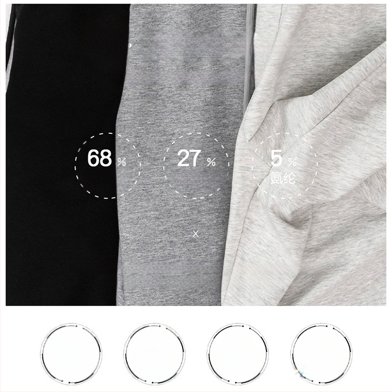 Vīriešu kokvilnas maisījuma sporta šorti, viduklis vidējā līmenī, brīvs plašs piegriezums, aizdare ar šņori