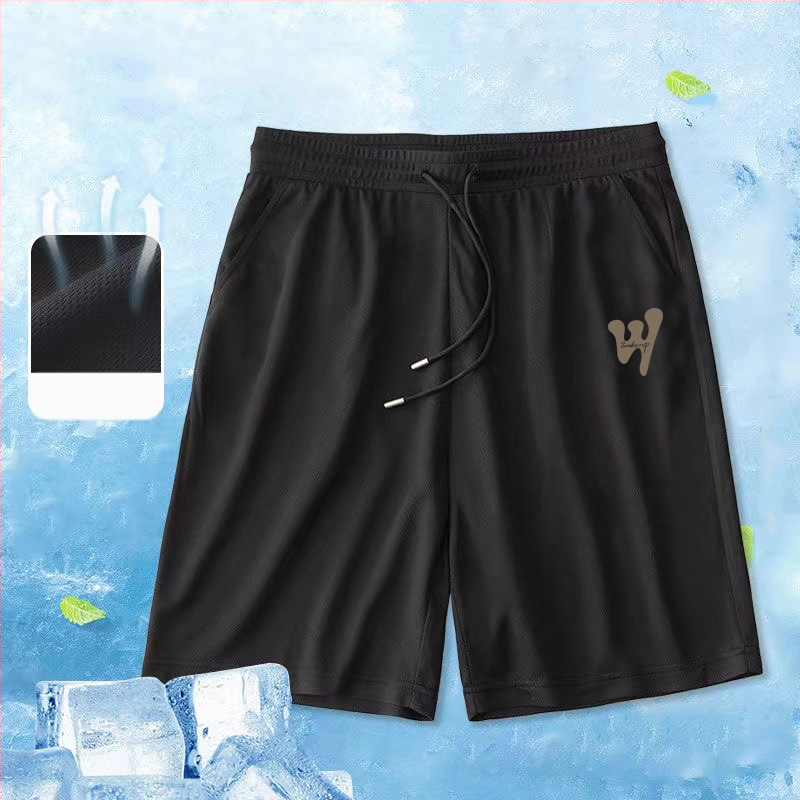 Vīriešu šorti, 95% poliesteris, taisns griezums, Korejas stils, pavasaris 2025