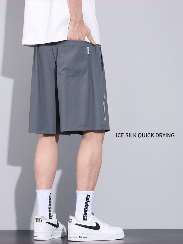 Brīvās pieguļas neilona šorti, 81% neilons, 19% spandex, vasaras modelis 2025