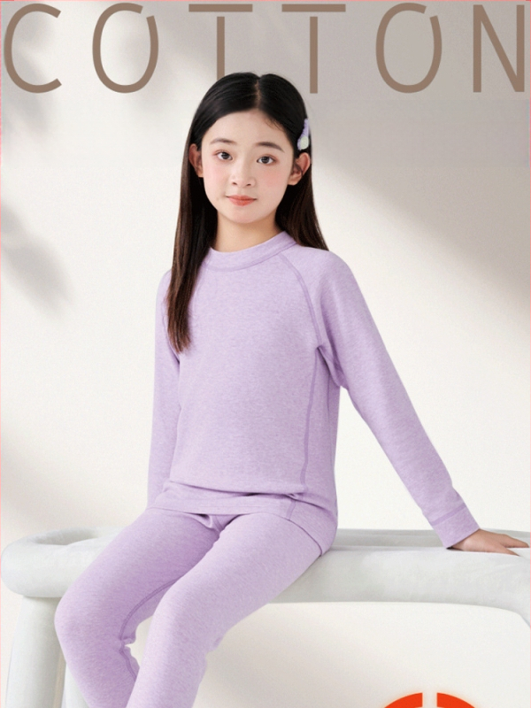 Vaikų terminiai apatinių komplektas dviejų dalių, unisex, 95,8% medvilnė, 4,2% elastanas, švelnus apdaila, tinkamas žiemai, pavasariui ir rudeniui