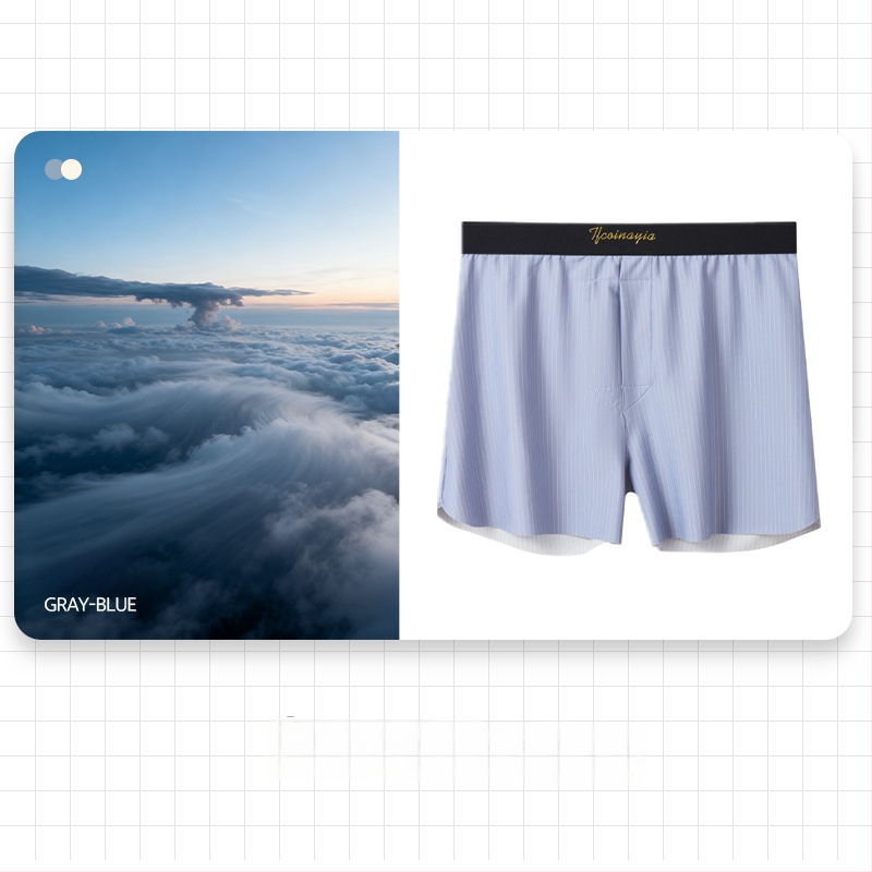 Vyriniai apatiniai iš nailono, vidutinio juosmens, raštas dryžiai/plaidiniai, megzti