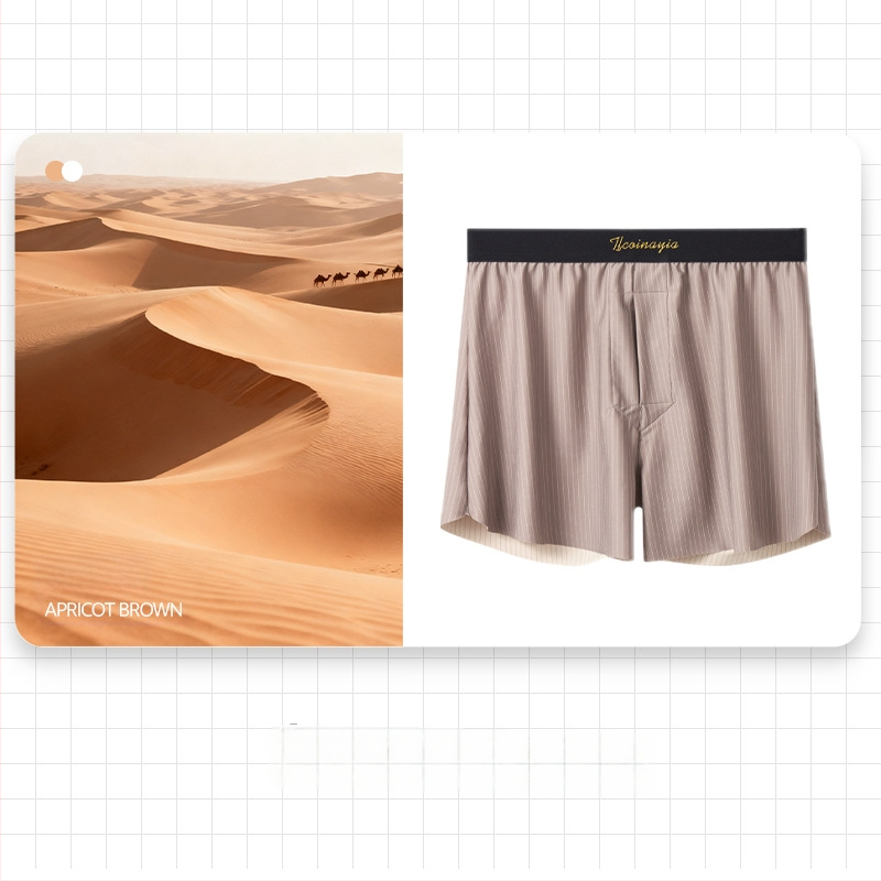 Vyriniai apatiniai iš nailono, vidutinio juosmens, raštas dryžiai/plaidiniai, megzti