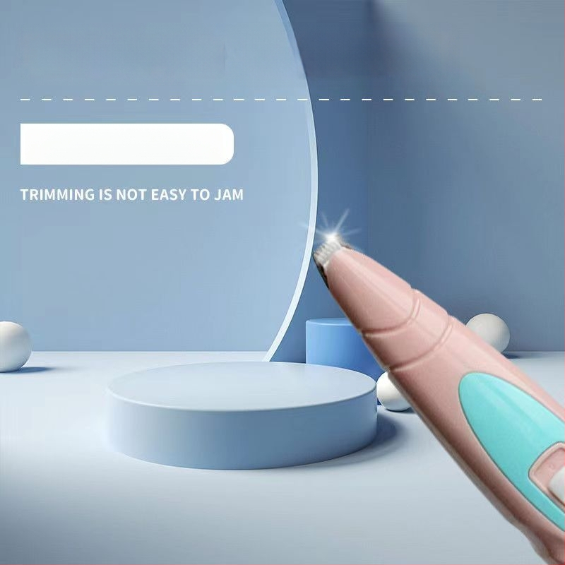 Elektrinis kirpėjas gyvūnams šunims ir katėms — ABS korpusas; peiliai iš nerūdijančio plieno su keraminiu dengimu; tinka šunims ir katėms