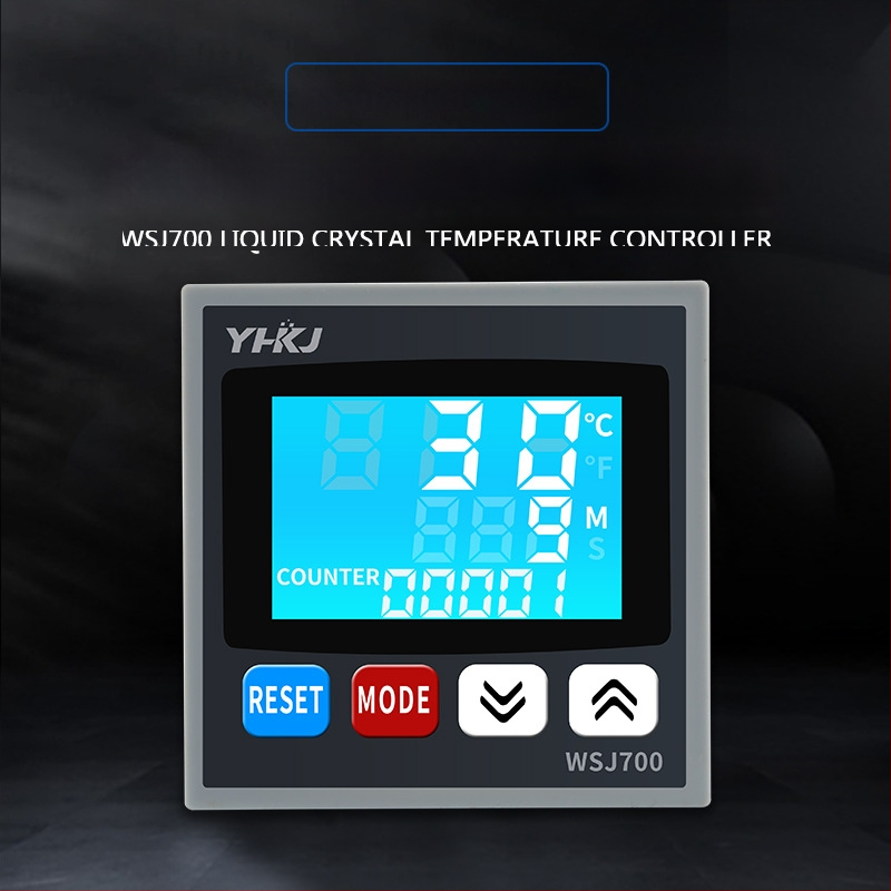 WSJ700 termostatas aukštos galios temperatūros reguliavimui, reguliuojamas, skaitmeninis ekranas, išmanus automatinis pastovios temperatūros valdymas, 220V, atviras montavimas