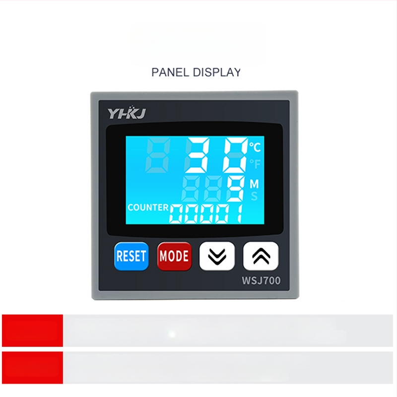 WSJ700 termostatas aukštos galios temperatūros reguliavimui, reguliuojamas, skaitmeninis ekranas, išmanus automatinis pastovios temperatūros valdymas, 220V, atviras montavimas