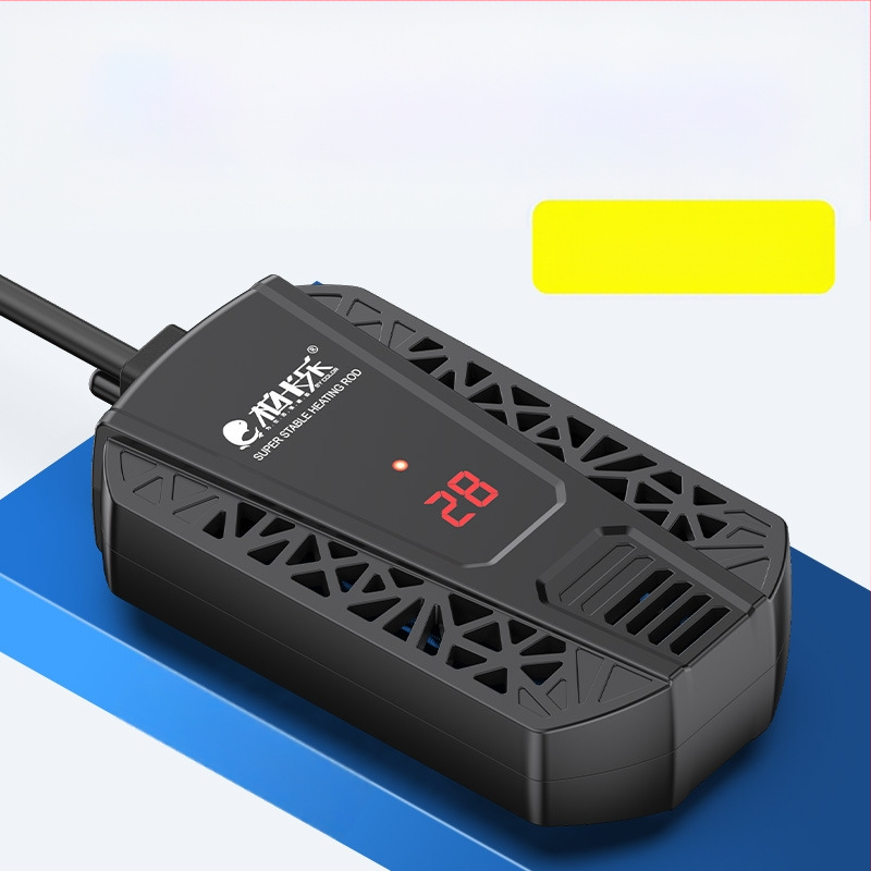 Vėžlių šildymo lazdelė su automatine temperatūros kontrole, apsauga nuo perkaitimo, apsauga nuo džiūvimo, skirta mažiems akvariumams