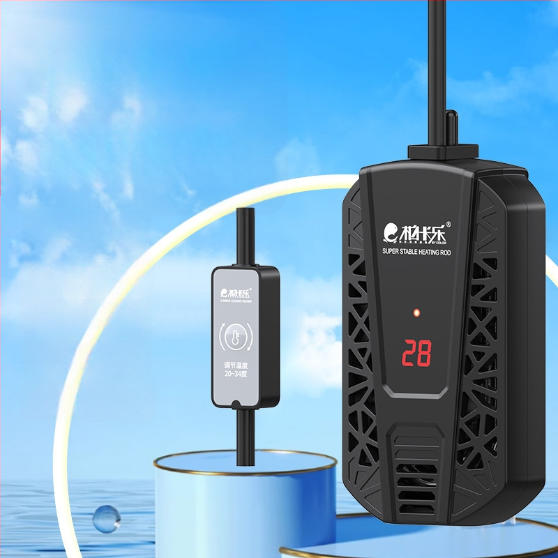 Vėžlių šildymo lazdelė su automatine temperatūros kontrole, apsauga nuo perkaitimo, apsauga nuo džiūvimo, skirta mažiems akvariumams