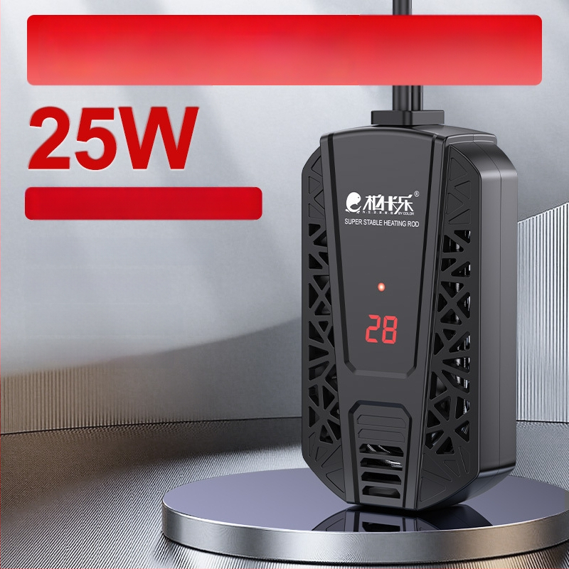 Vėžlių šildymo lazdelė su automatine temperatūros kontrole, apsauga nuo perkaitimo, apsauga nuo džiūvimo, skirta mažiems akvariumams