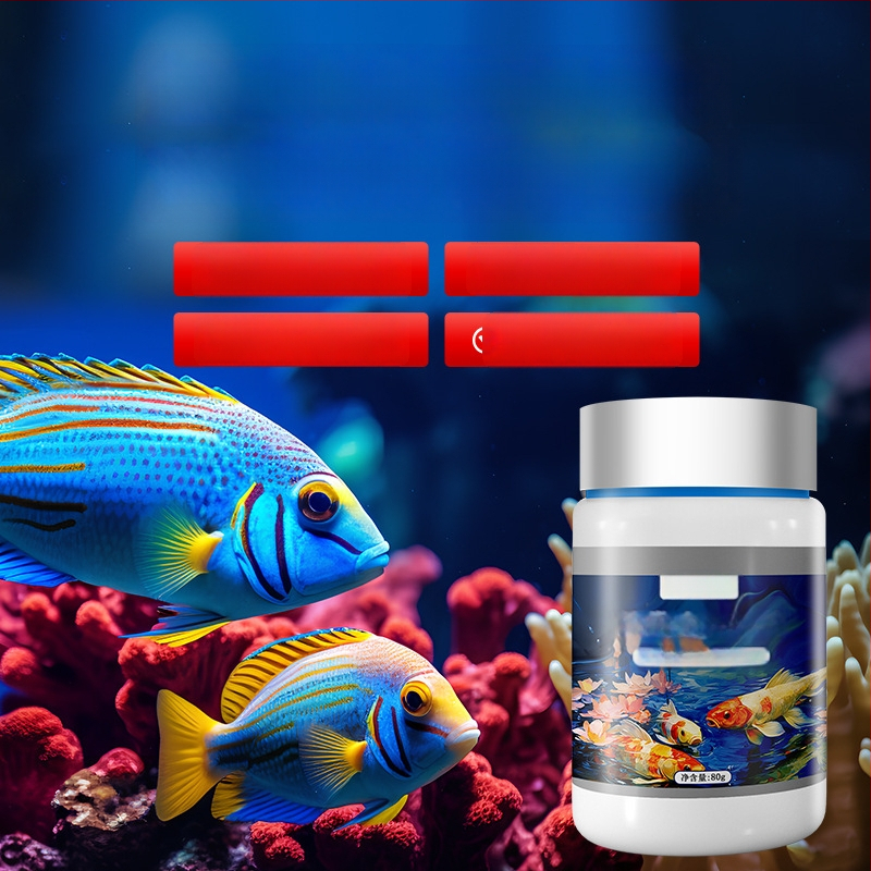 Vitamininės tabletės dekoratyvinėms žuvims – Chongfutang, 80 g, akvariumo įranga