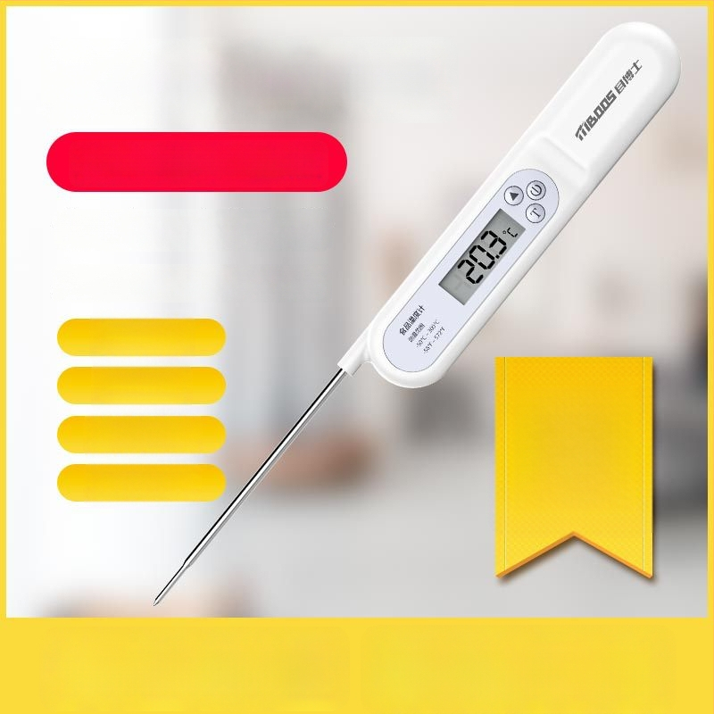 Maisto termometras su jutikline sondą – Daugiafunkcis vandeniui, aliejui ir pienui, virtuvėje, orkaitėje ir vonioje, atsparus aukštoms temperatūroms, Dr. Ahead
