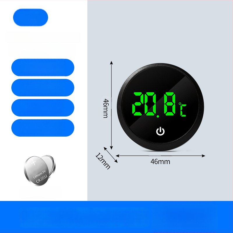 Akvariumo termometras su dideliu ekranu ir kabliu