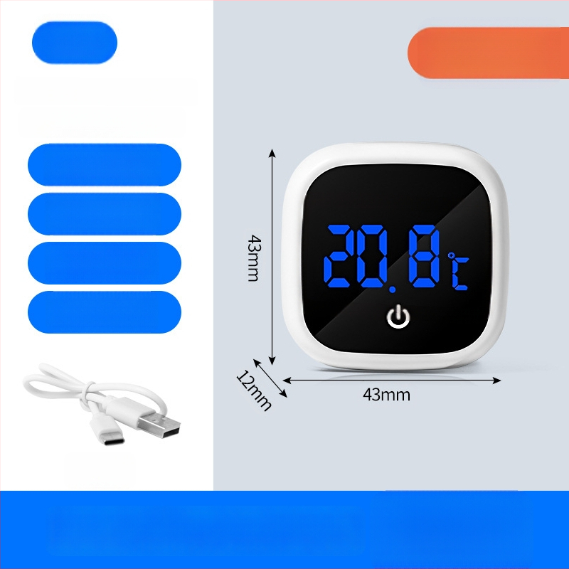 Akvariumo termometras su dideliu ekranu ir kabliu