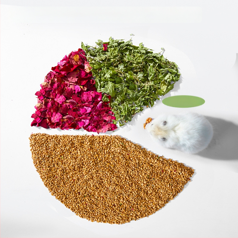 Hamsterio guolis iš riešutų smėlio – Yee prekės ženklas – Naminių gyvūnų priežiūros įrankiai