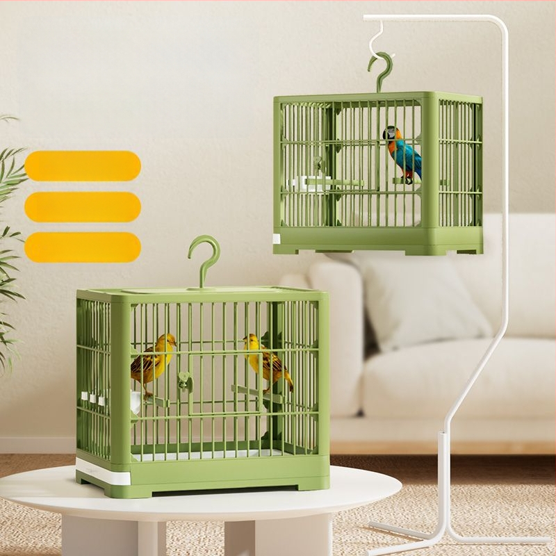 Plastmasas putnu būris, neimportēts, (bez licencētām privātām zīmēm)