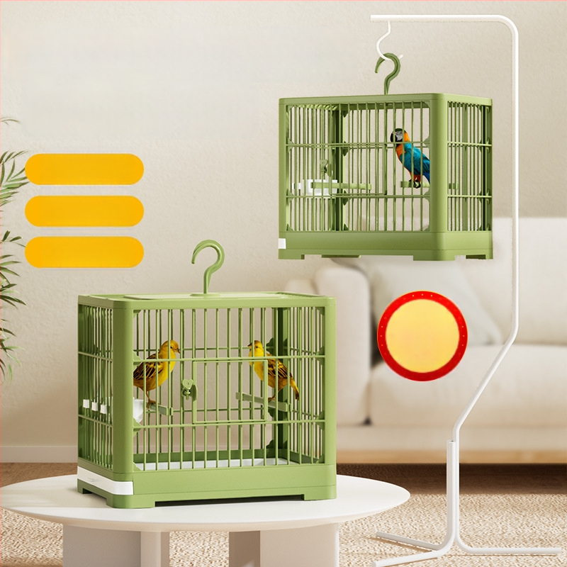 Plastmasas putnu būris, neimportēts, (bez licencētām privātām zīmēm)