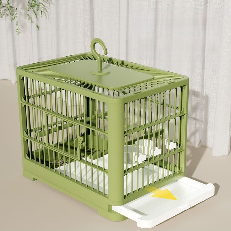 Plastmasas putnu būris, neimportēts, (bez licencētām privātām zīmēm)