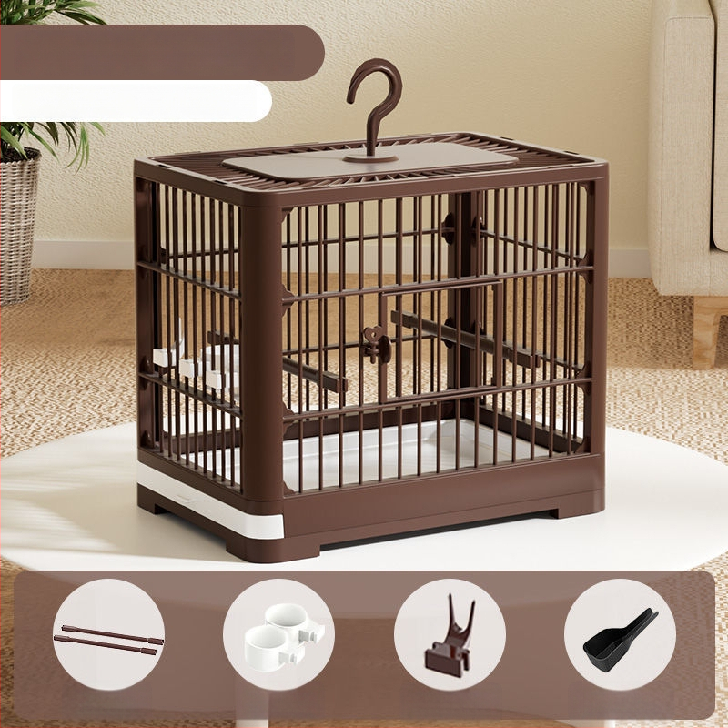 Plastmasas putnu būris, neimportēts, (bez licencētām privātām zīmēm)