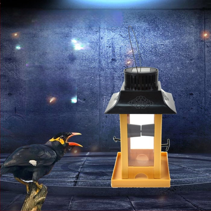 PETALENT plastmassist päikesega lindude söötja rõdule