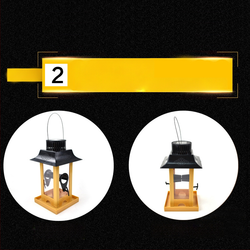 PETALENT plastmassist päikesega lindude söötja rõdule