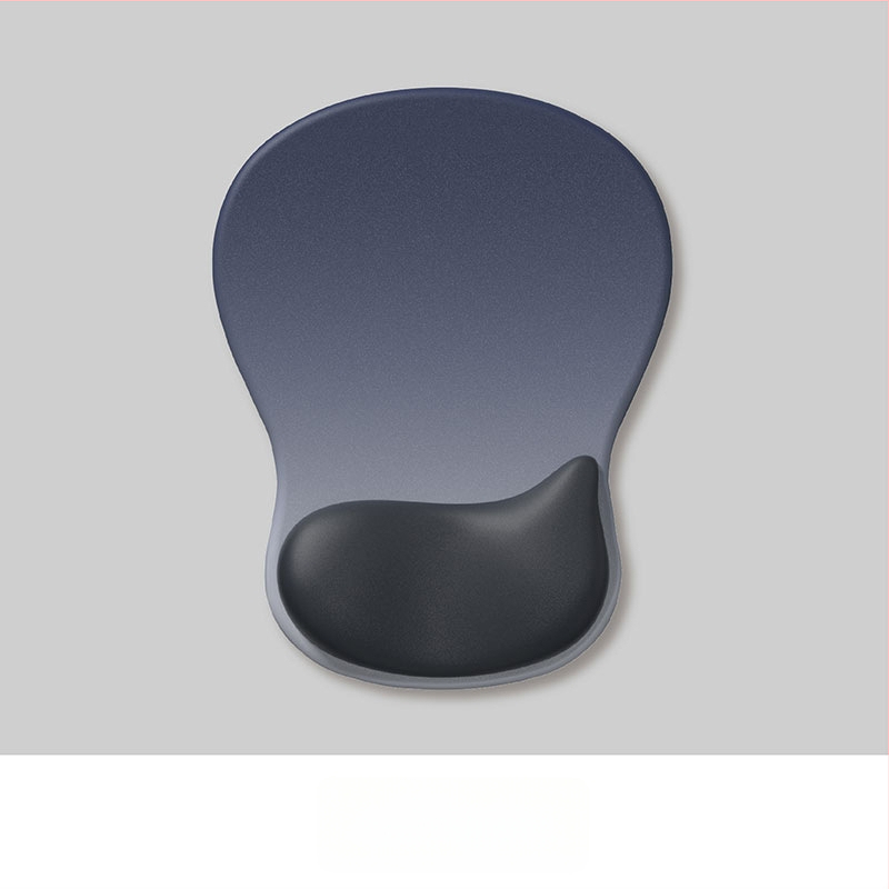 Randmepadi kummist hiirepadja — gradientne, paksenenud, libisemiskindel, ergonoomiline randmepadi; Mudel: Water style, Vorm: randmepadi, Töötlus: OEM