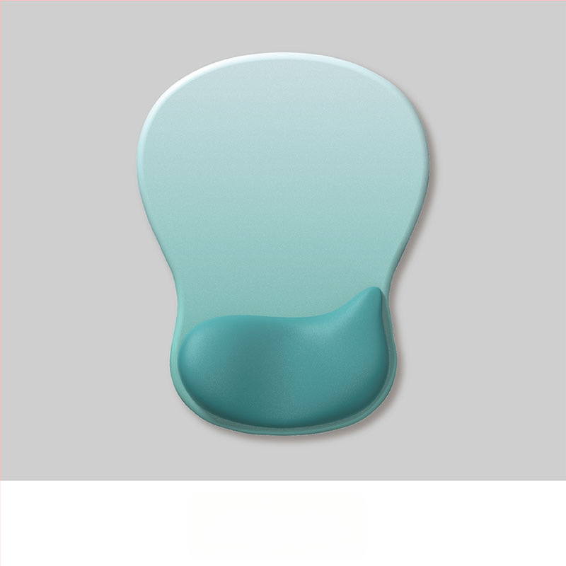 Randmepadi kummist hiirepadja — gradientne, paksenenud, libisemiskindel, ergonoomiline randmepadi; Mudel: Water style, Vorm: randmepadi, Töötlus: OEM