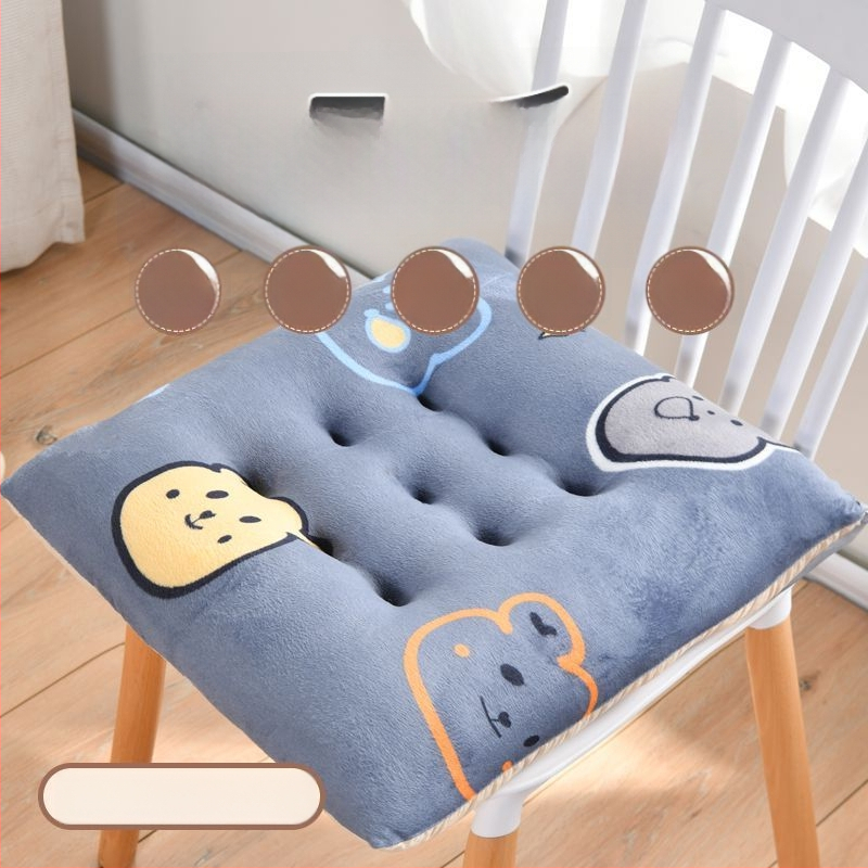 Tooli istmepadi, plüüsmaterjalist, täidis EPE, koomiksi motiiv, moodsas minimalistlik stiil, sobib elutoa, magamistuba, studij ja kontor jaoks