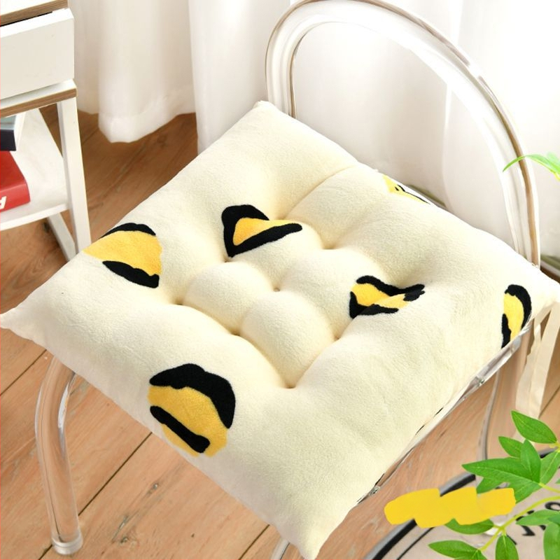 Tooli istmepadi, plüüsmaterjalist, täidis EPE, koomiksi motiiv, moodsas minimalistlik stiil, sobib elutoa, magamistuba, studij ja kontor jaoks