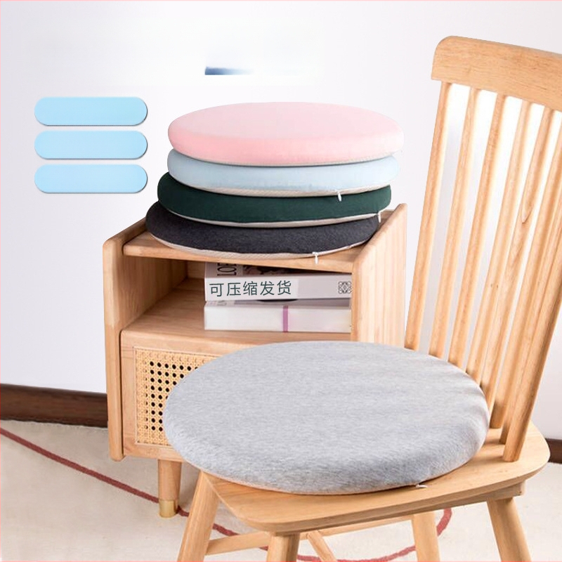 Jaapani stiilis ümmargune tooli padi mäluvahtiga, puuvillane kate, sobib kontorisse ja klassi jaoks