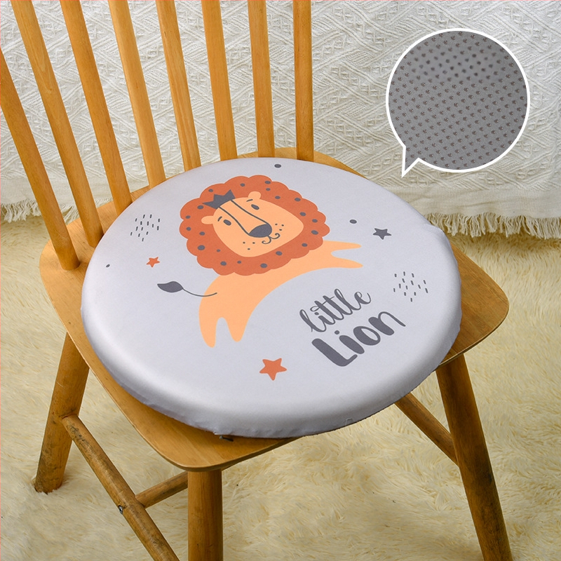 Jaapani stiilis ümmargune tooli padi mäluvahtiga, puuvillane kate, sobib kontorisse ja klassi jaoks