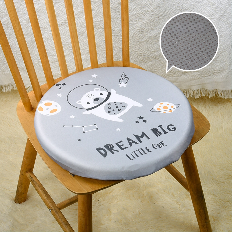 Jaapani stiilis ümmargune tooli padi mäluvahtiga, puuvillane kate, sobib kontorisse ja klassi jaoks