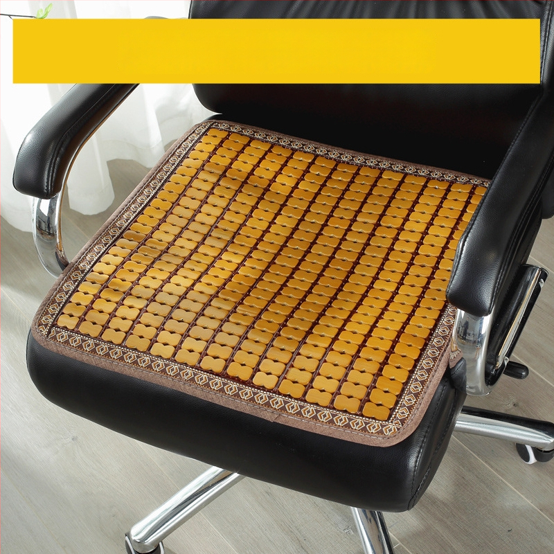 Bambusest tooli padjake, ühetooniline, elastse köie täidis, modernne minimalistlik stiil