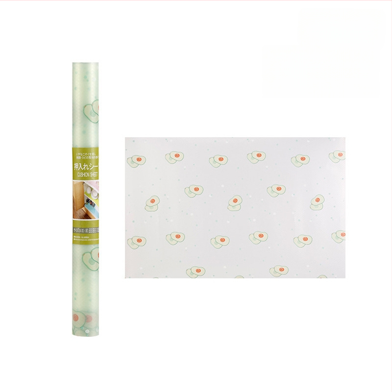 Virtuvės stalčių ir spintų kilimėlis iš EVA, Cartoon raštas, kvadratinės formos, atsparus vandeniui ir aliejui, atsparus drėgmei ir pelėsiams