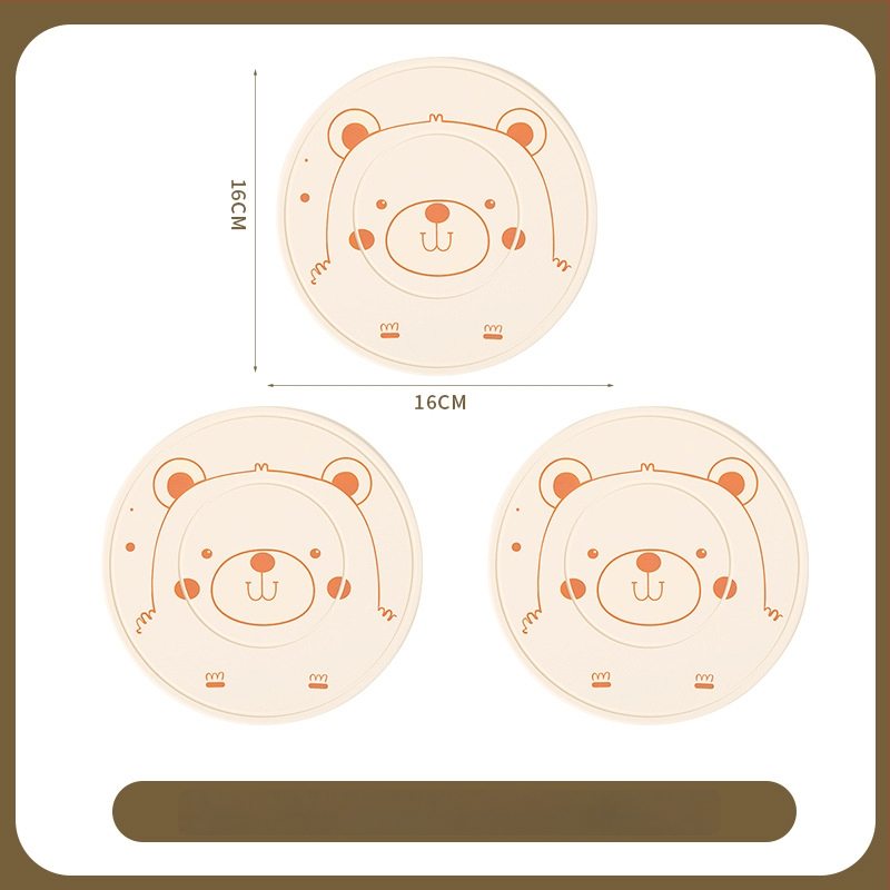 Silikoninis šilumos izoliacinis kilimėlis stalui – apskritos formos, modernus minimalistinis stilius, premium kokybė