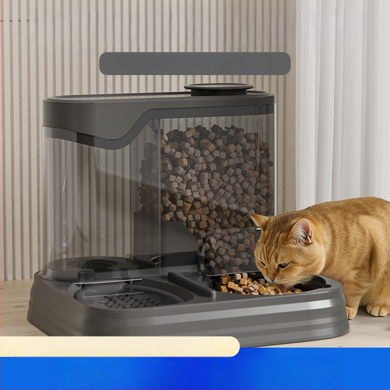 Automatinis katės šėrimo ir geriamasis dozatorių rinkinys su katės dubeniu - komplektas