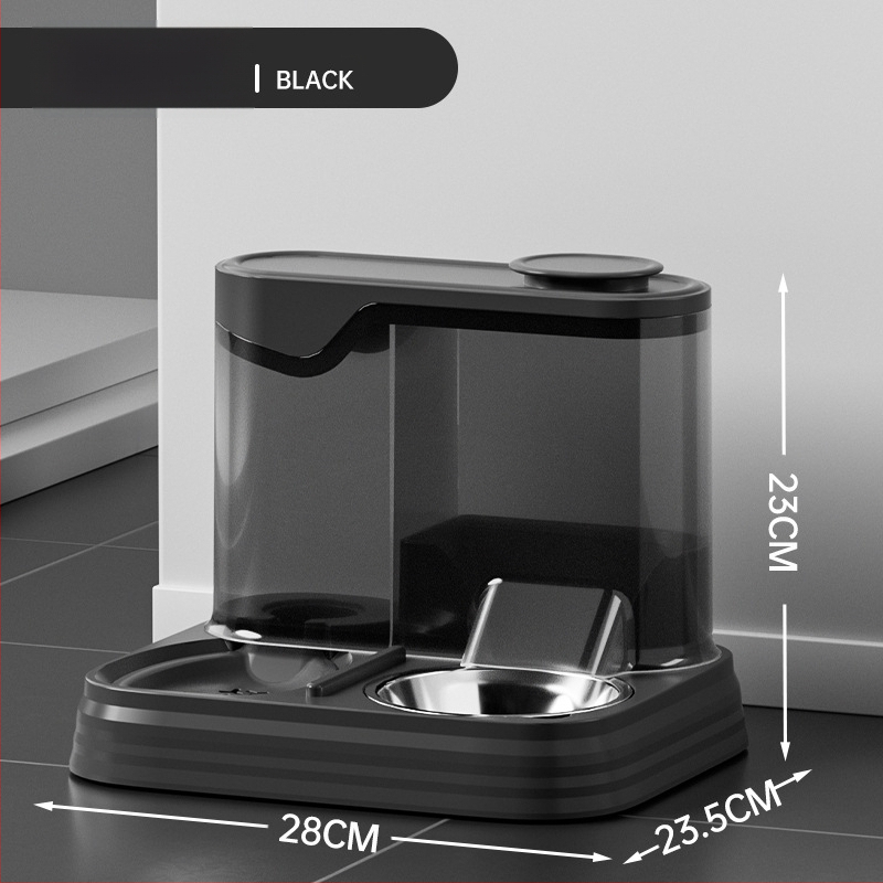 Automatinis katės šėrimo ir geriamasis dozatorių rinkinys su katės dubeniu - komplektas